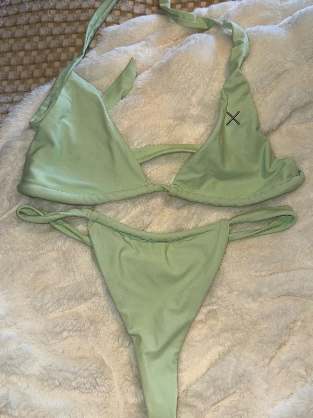 Boutine LA Mint Green Triangle Bikini Set